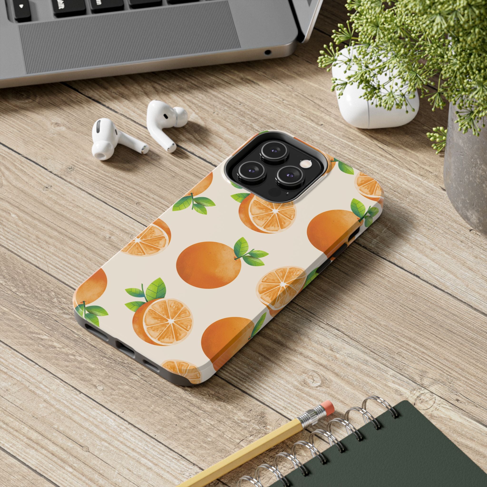 Vibrant Orange Citrus Tough Case